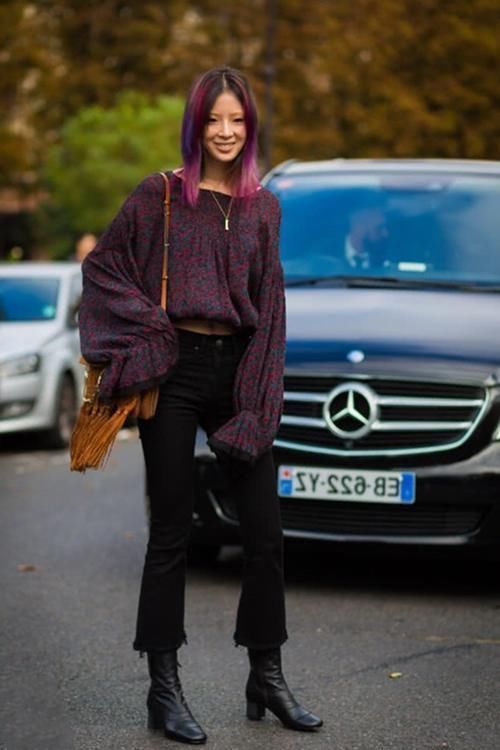 阔腿裤已过时,现在潮人们都在穿“括号裤”,不仅显高还贼能瘦腿