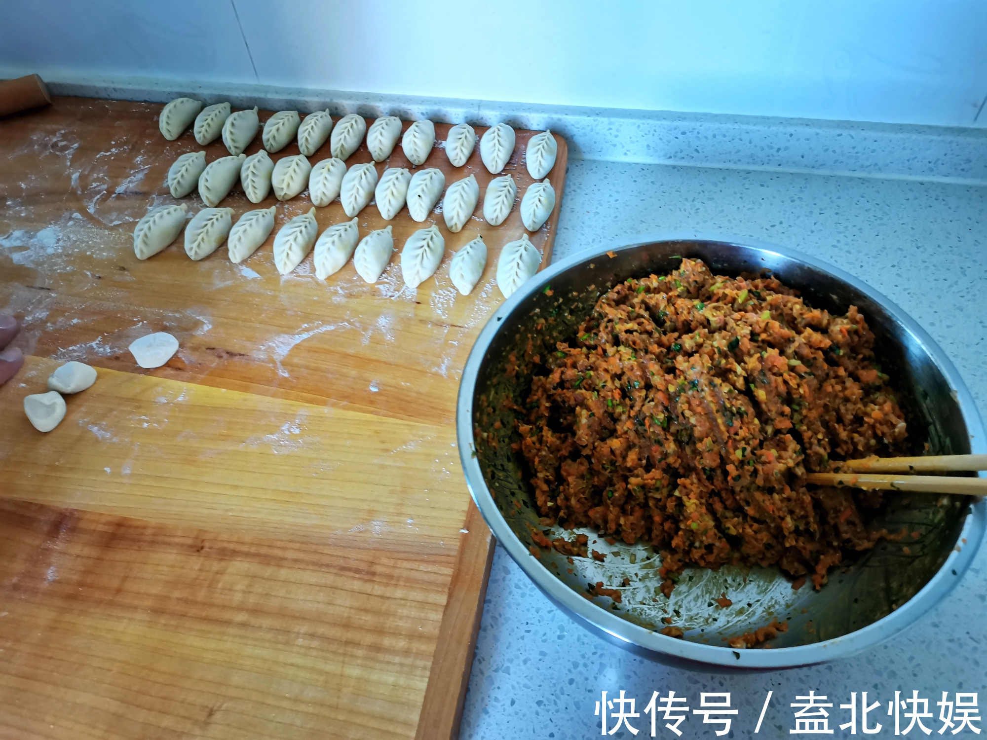 肉饺子|肉饺子我家十次有八次都是吃这个馅料，自带鲜味，总也吃不够