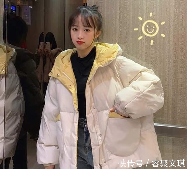 显瘦|长款羽绒服已经out了!这个冬天尝试一下短款棉服,显高又显瘦
