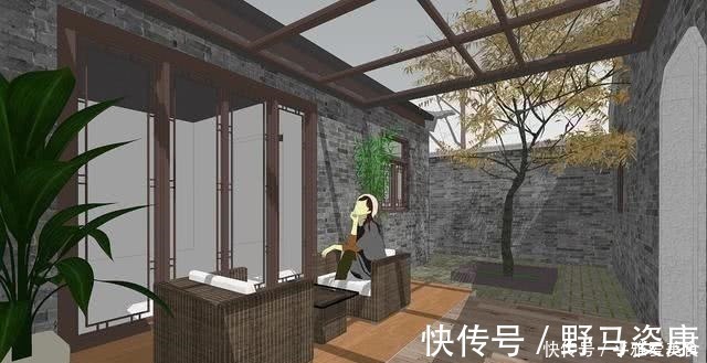 游廊|他花了69万，在村里建造了一座四合院，完工后，邻居都羡慕了