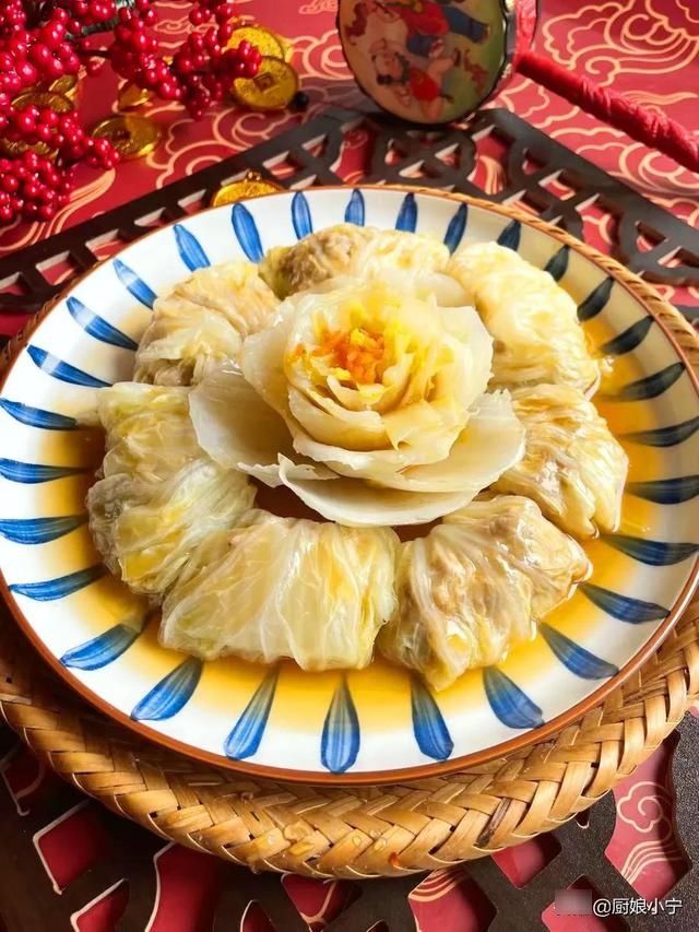 年夜饭压轴菜“花开富贵”，上桌惊艳四座，寓意幸福美满，超简单