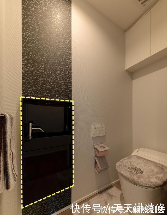 洗手台|洗手台埋到墙里,卫生间空间瞬间大一倍,不仅颜值高还方便打理