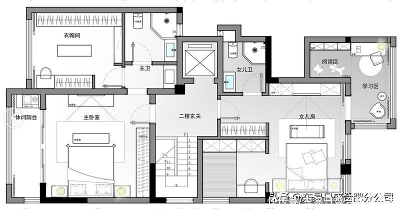 时尚|283㎡现代简约叠层别墅，高级、时尚有强调