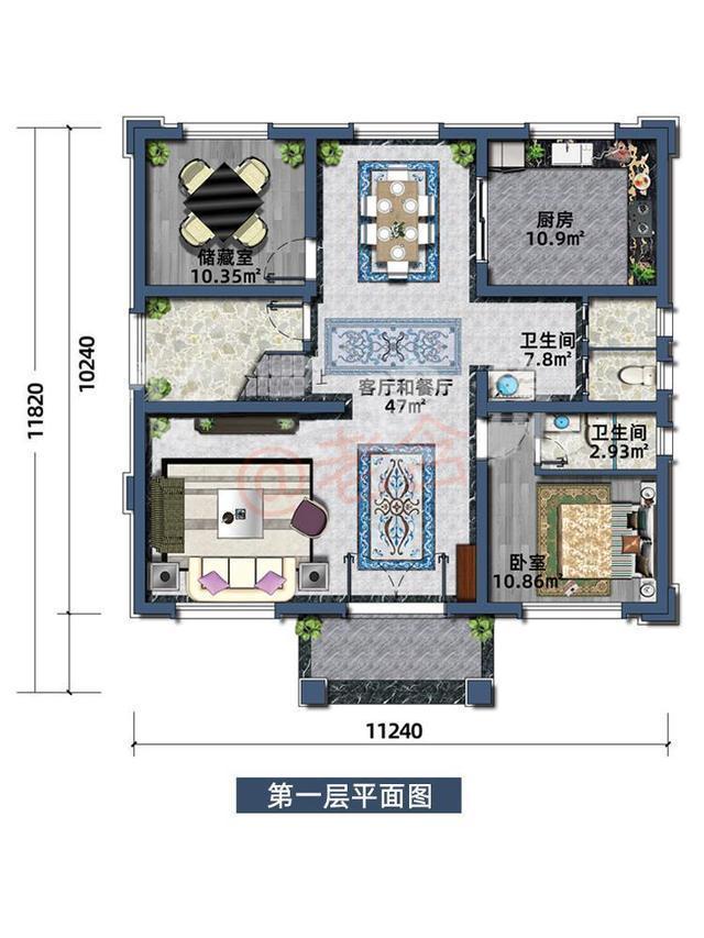 住宅|老爸选了2套自建房图纸，一套新中式，一套现代风，哪套更合适？