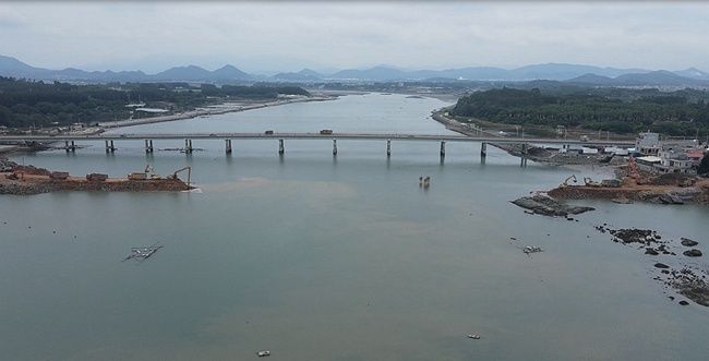 诏安湾|60年海堤“功成身退” 福建东山拆除八尺门海堤保护海洋生态