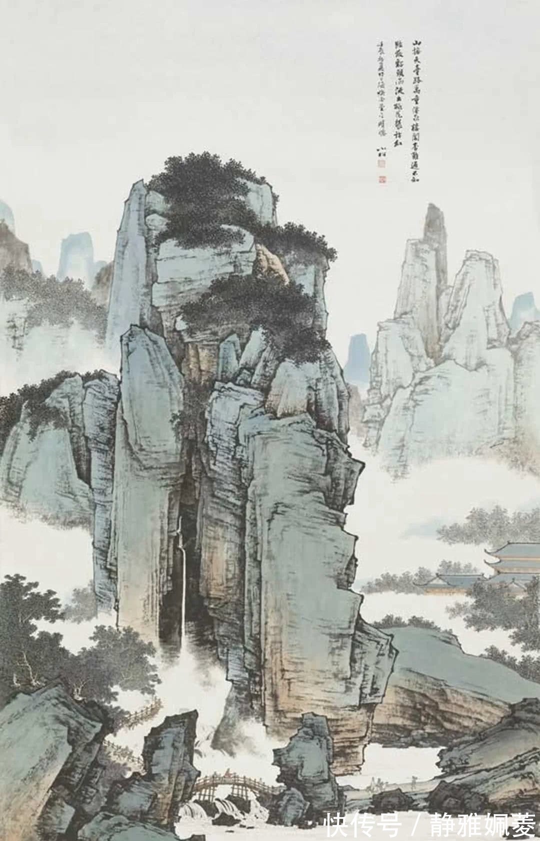 蓝鹰#山水画的好坏和什么有关?不谈笔法和意境,你真的会构图吗?