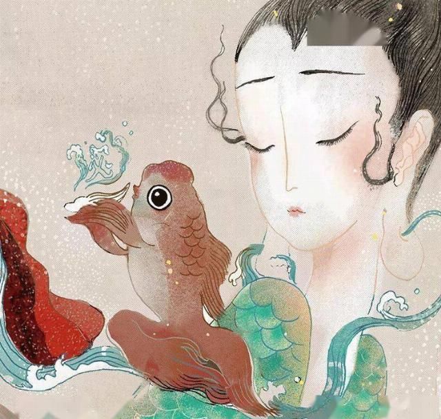 插画师@92年中国最美插画师,闭关一年画洛神,一笑倾城