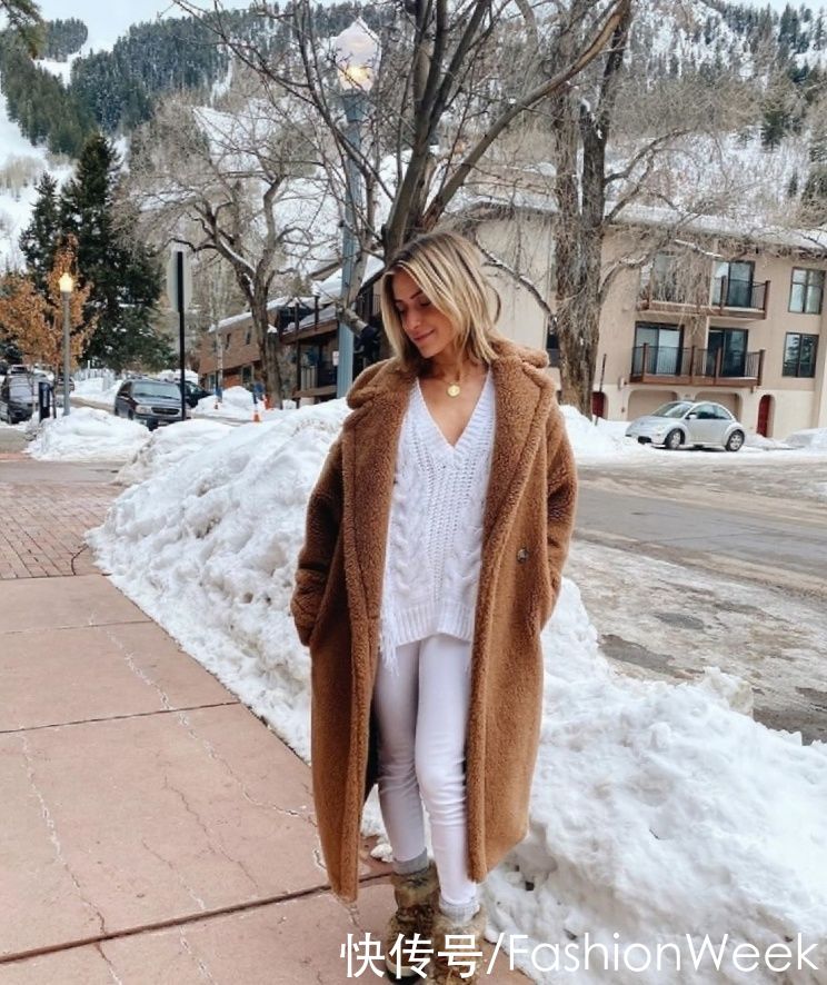 超级|秋冬季怎么能少了一件泰迪熊大衣,超级温暖又高级,凹造型必备