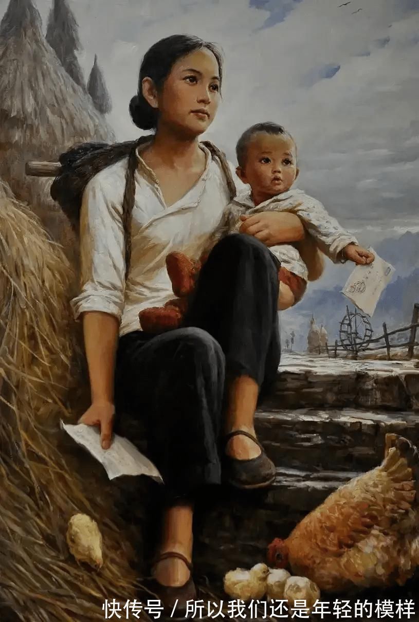中国农村&绝对硬实力,火遍全球的油画作品,承载了一代人的深刻记忆,张张感人至深~