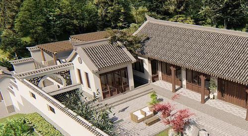 黛瓦|牛75万自建最美四合院，白墙黛瓦，庭院幽深，堪称传世之院