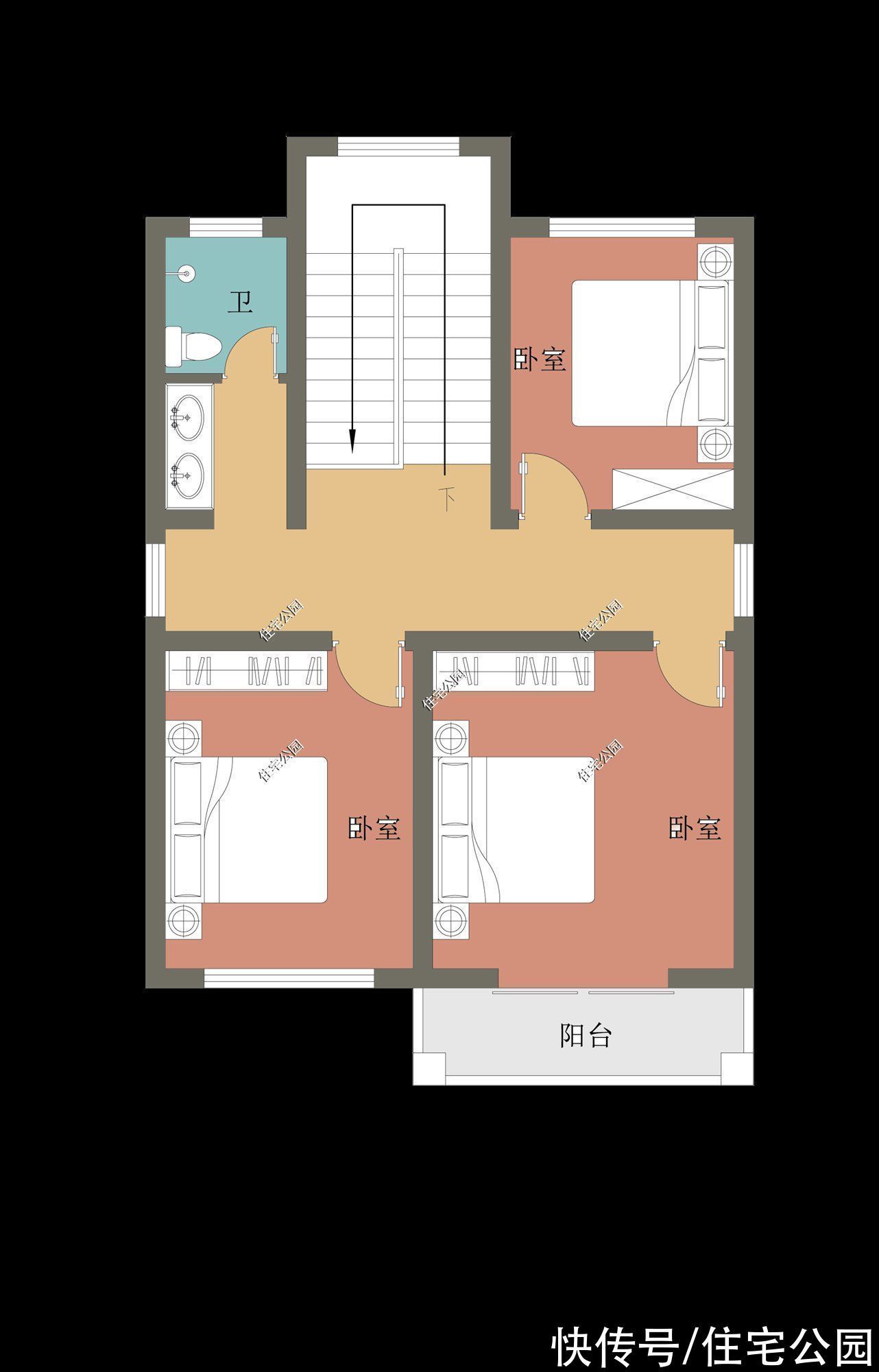 占地面积|占地不足百平,也能建出大气别墅!10套图纸你更喜欢哪一套?