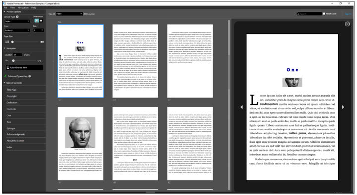 利用 Kindle Previewer 亚马逊官方电子书模拟器预览排版和设备体验度-劳模下载