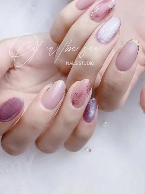 10款夏日淡彩美甲，收藏起来照着做吧