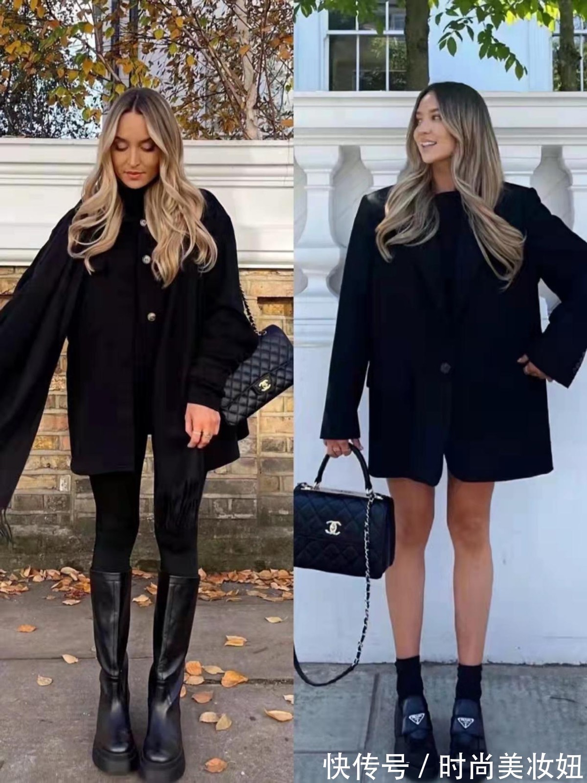 黑色 过年看腻了红色穿搭,来一组“黑色系”搭配,酷帅又洋气