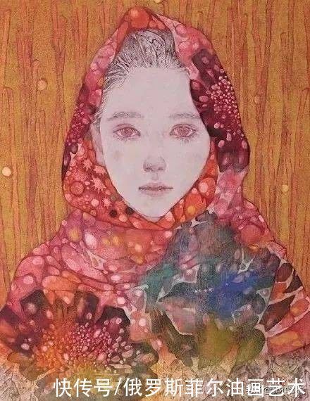 敦煌莫高窟|日本最优秀的青年女岩彩画家,她的作品太美了