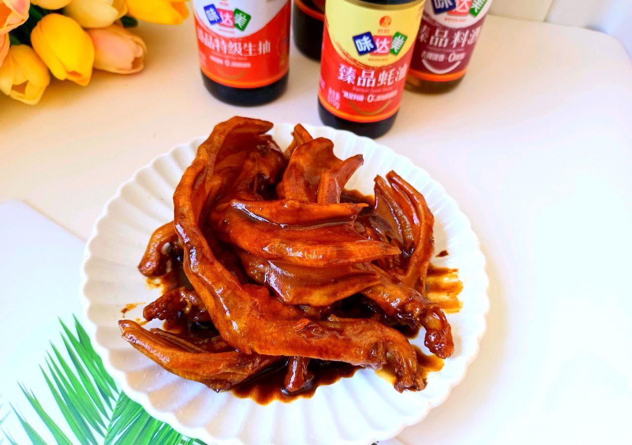 好吃|红烧鸭掌,美味下酒菜,好吃不贵
