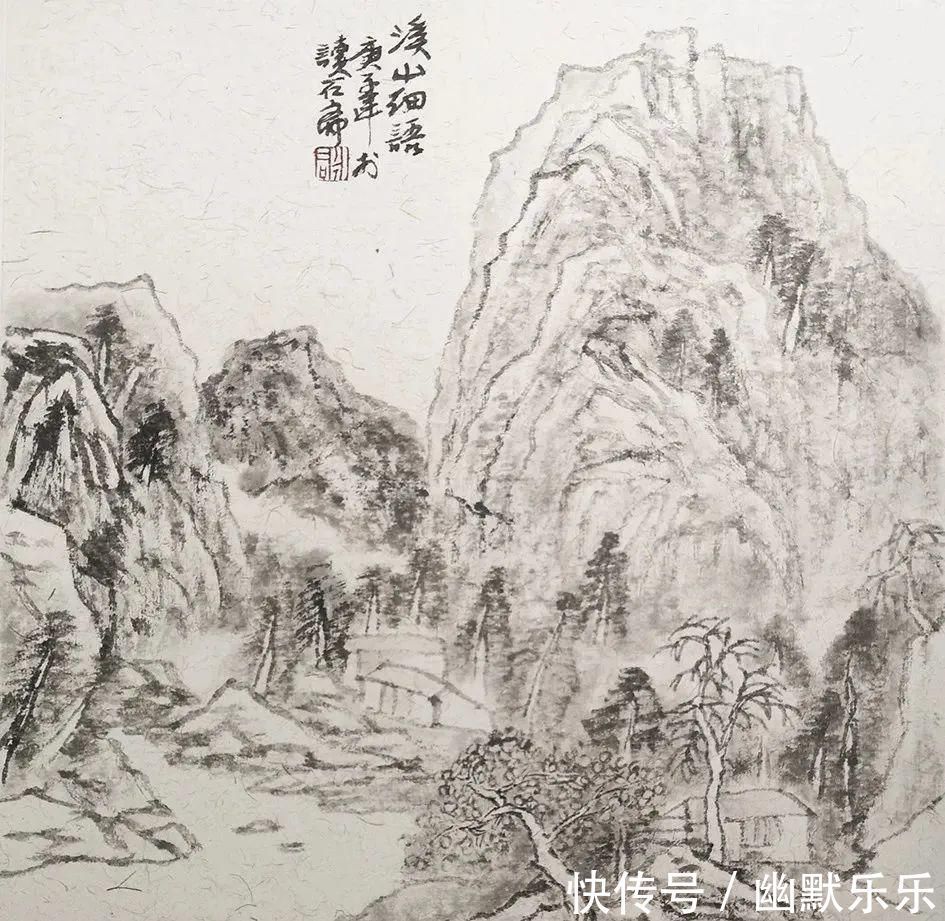山水画!绘画如果能加入性情,那作品就会感染人