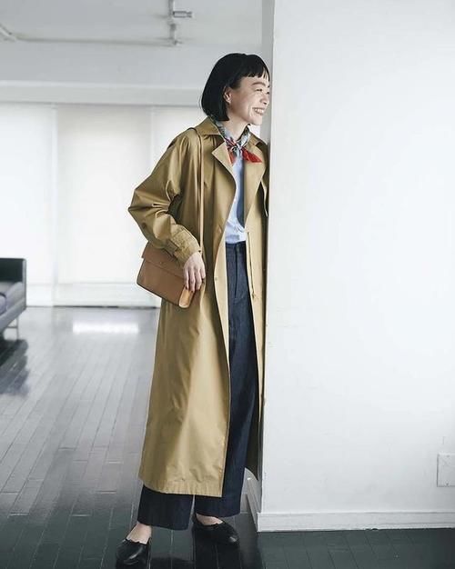 风衣+衬衫，春季职场穿搭范本！