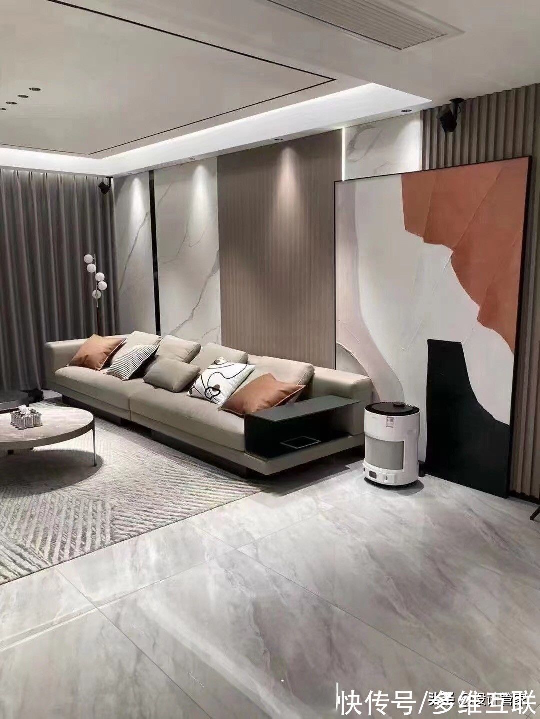 轻奢|126㎡现代轻奢风格装修实景,阳台改成淋浴区,你见过吗