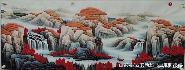 传家有道$高端书法对联定制《传家有道》，国画收藏《鸿运当头，源远流长》