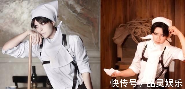 巨人|进击巨人COS:小哥神还原巨人模样!韩吉漂亮潇洒,风头盖过三笠