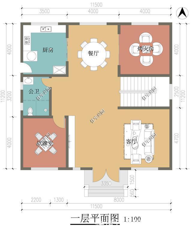 户型|11×12米经典欧式住宅,住宅公园“明星”户型我们又升级了
