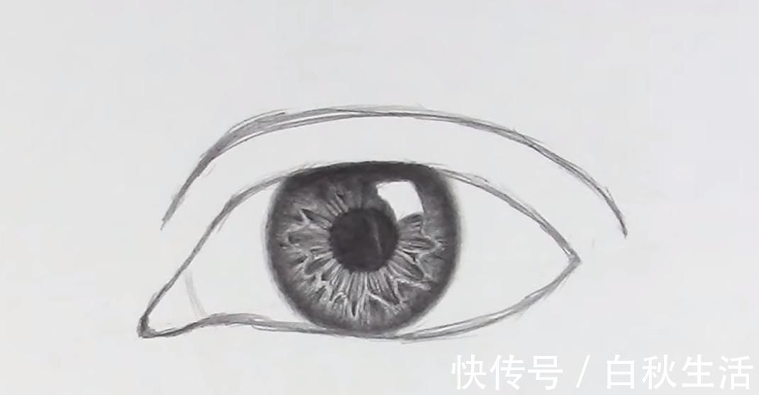 瞳孔$学画素描：逼真的眼睛怎么画？掌握好这几个步骤，一学就会！