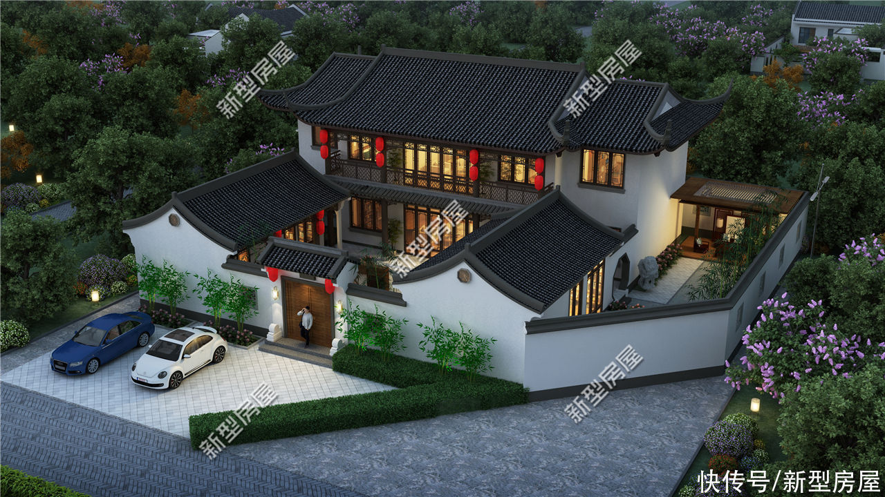 农村|8套中式别墅合集:我理想的农村养老住宅,还得是中式