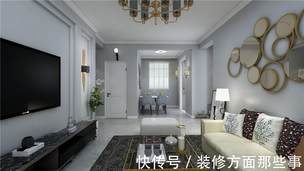 茶几|三室2卫装修客厅,摆放沙发、柜子和茶几,尺寸选不对!可糟心了