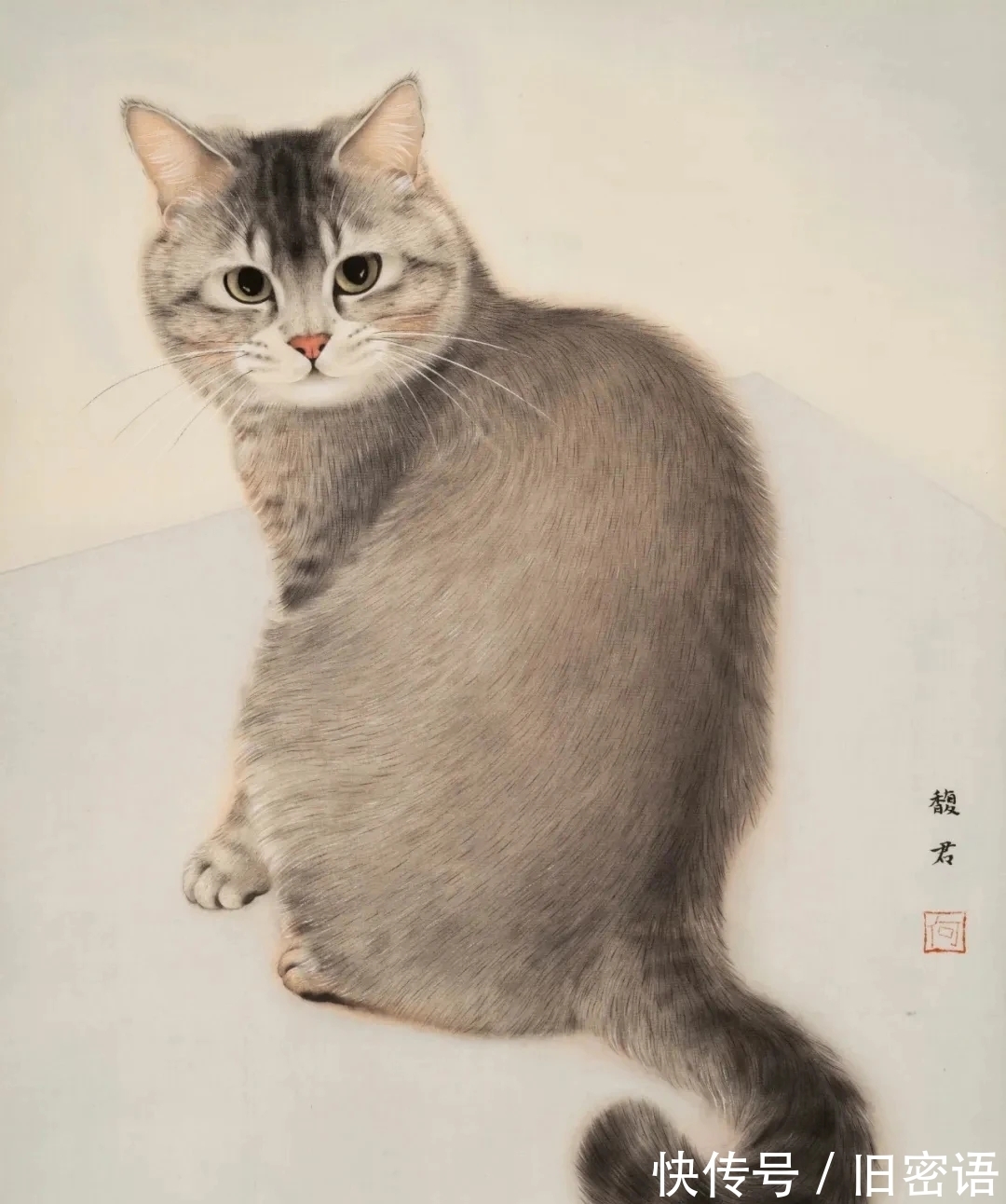 国画家#国画新锐｜何馥君人物画，细腻入微，清雅明净