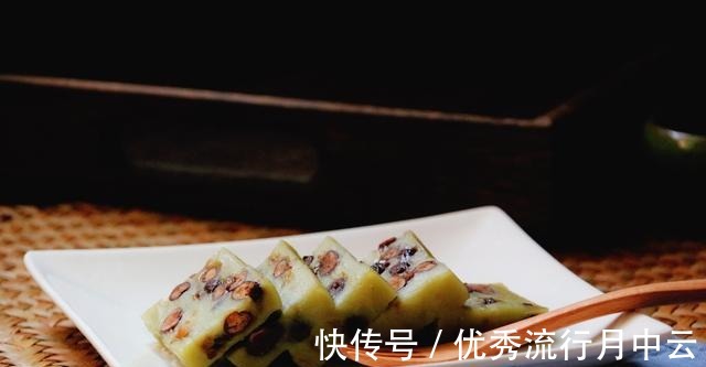 抹茶搭配蜜豆的完美结合,Q弹软糯,好好吃!