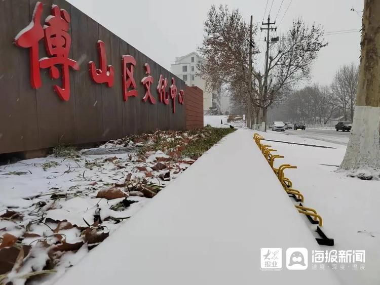 赏景|寻美淄博丨解锁赏景新姿势 实拍风雪中的一幕幕美景