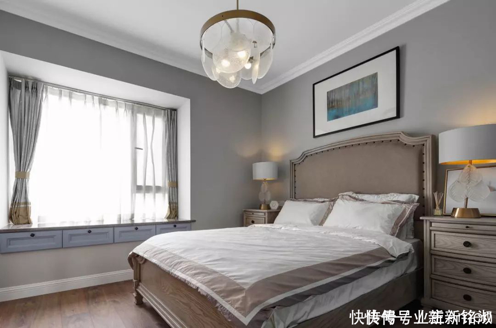 大房型想设计美式轻奢风格,187平的大平层这样设计,优雅高品质