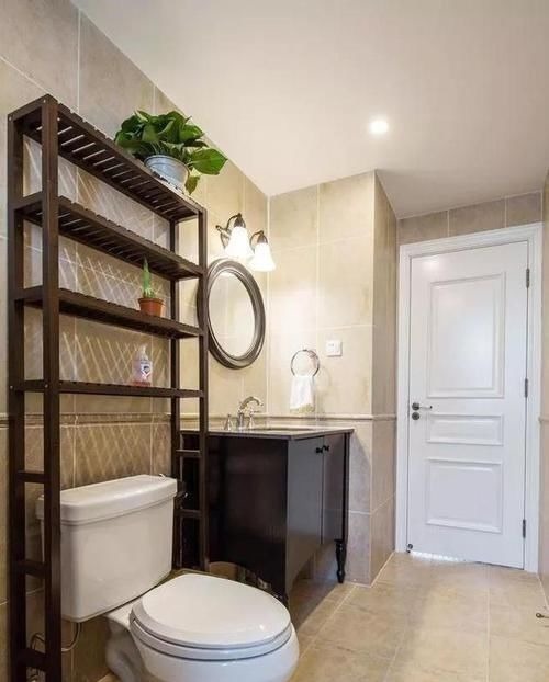 柜子|利用好马桶上方的1㎡,在马桶上装个架子,卫生间瞬间大了5㎡