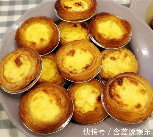 2个鸡蛋1杯牛奶,在家自制蛋挞,5块钱能做一盘,甜而不腻!