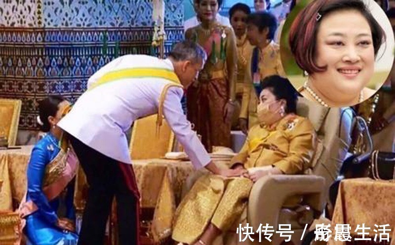 王拉玛五世@最爱拉玛十世的女人是他的发妻,拍照时桌子上还放上他们的合影
