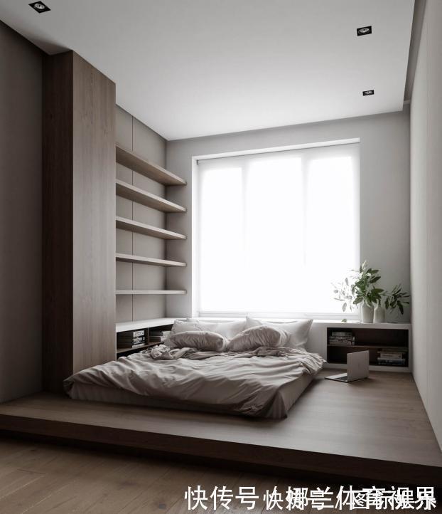 柜子|现在流行床头不靠墙，这样沿墙面打整排柜子，拿衣服都不用下床