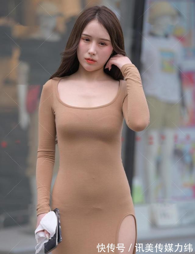 高跟鞋 性感的贴身连衣裙