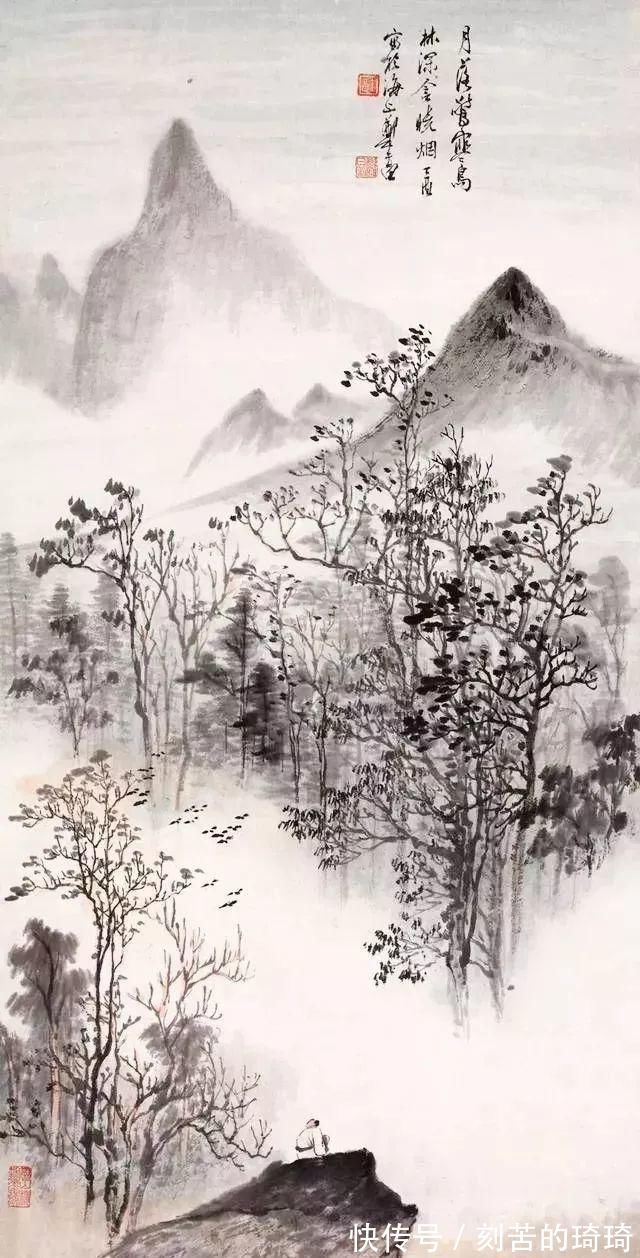 郑午昌@民国竟然有这样一位山水画大家,极为罕见,太美了!