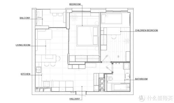 电视背景墙|北漂夫妻的64㎡公寓：满屋的高级灰，装修简单，却是理想中的家