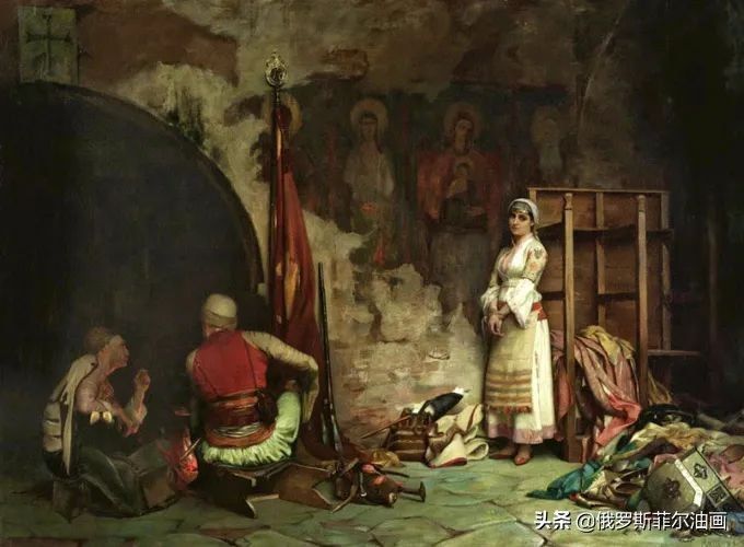 拉利@微妙而动人的油画，他画出了东方浪漫的神秘主义