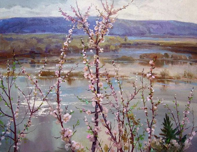 俄罗斯@浓郁的色彩,俄罗斯画家安德烈·米沙金的风景油画(一)