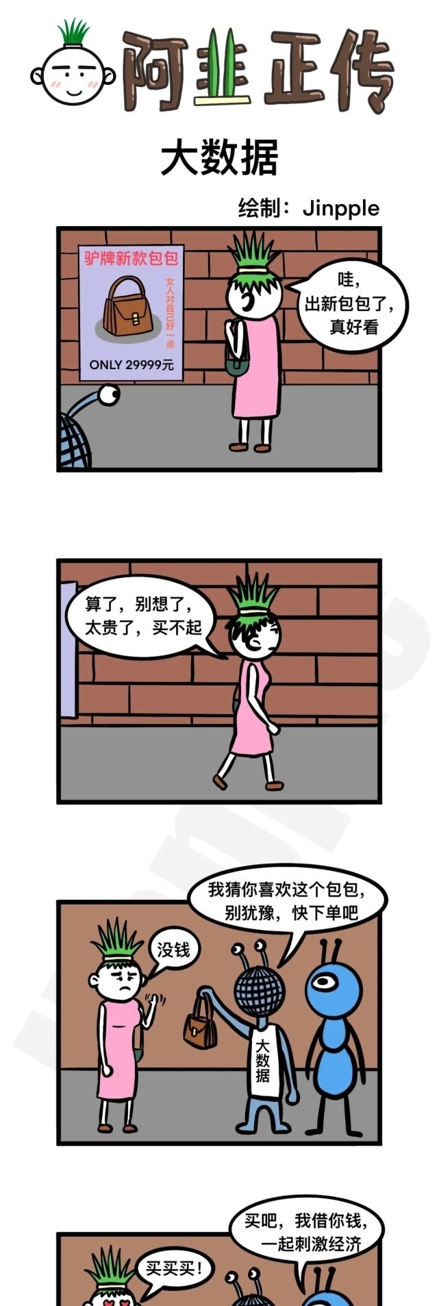 正传|【漫画】阿韭正传：大数据