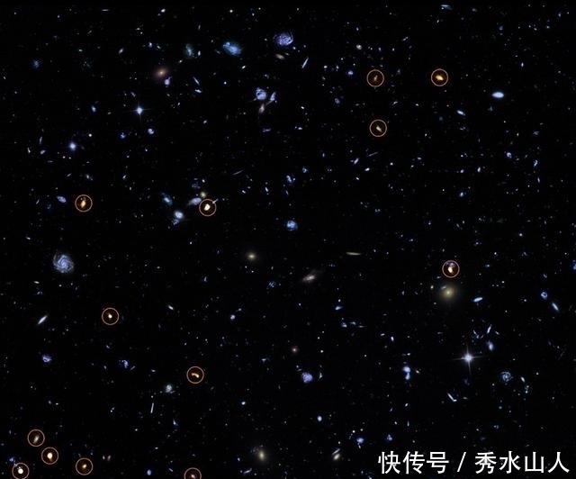 拍摄 哈勃超深场图像由哈勃太空望远镜拍摄,那这个图像到底有多大呢?