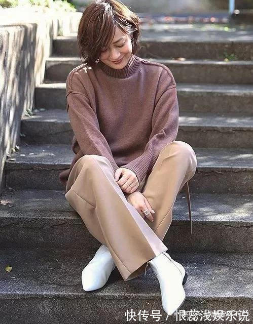 富冈佳子 日本高人气博主太会穿,50出头依旧优雅高级,早秋穿搭圈粉无数