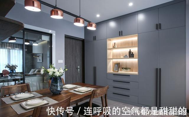 轻奢|102平现代轻奢风三居室，一家四口这样住就好