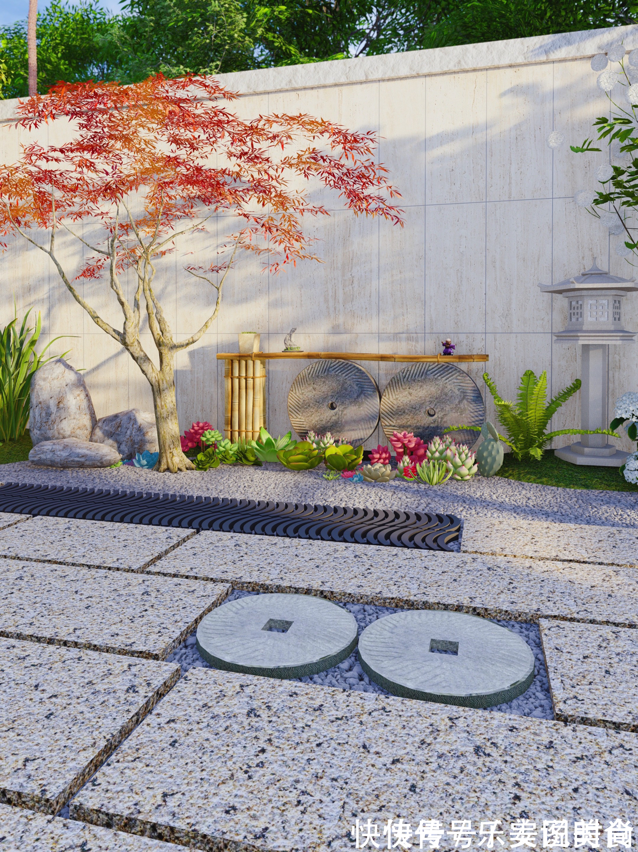 小花园|30㎡上下庭院如何设计?这种精致的治愈系现代风小花园,太好看啦