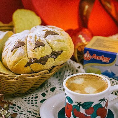 万圣节南瓜全麦软欧面包