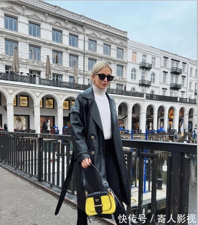 皮毛 冬天的高级感,一件大衣就够了