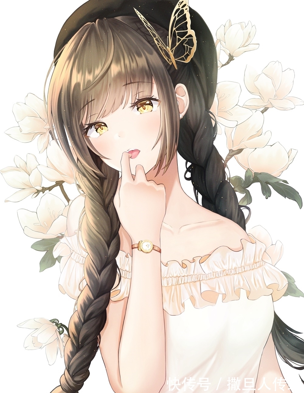 可爱@清新可爱的女孩——画师kumi作品欣赏